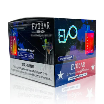 EVO BAR TEXAS EDITION DISPOSABLE VAPE - 5000 PUFFS