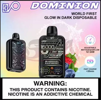 EVO BAR GLOW IN THE DARK DISPOSABLE VAPE - 16000 PUFFS