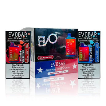 EVO BAR TEXAS EDITION DISPOSABLE VAPE - 5000 PUFFS