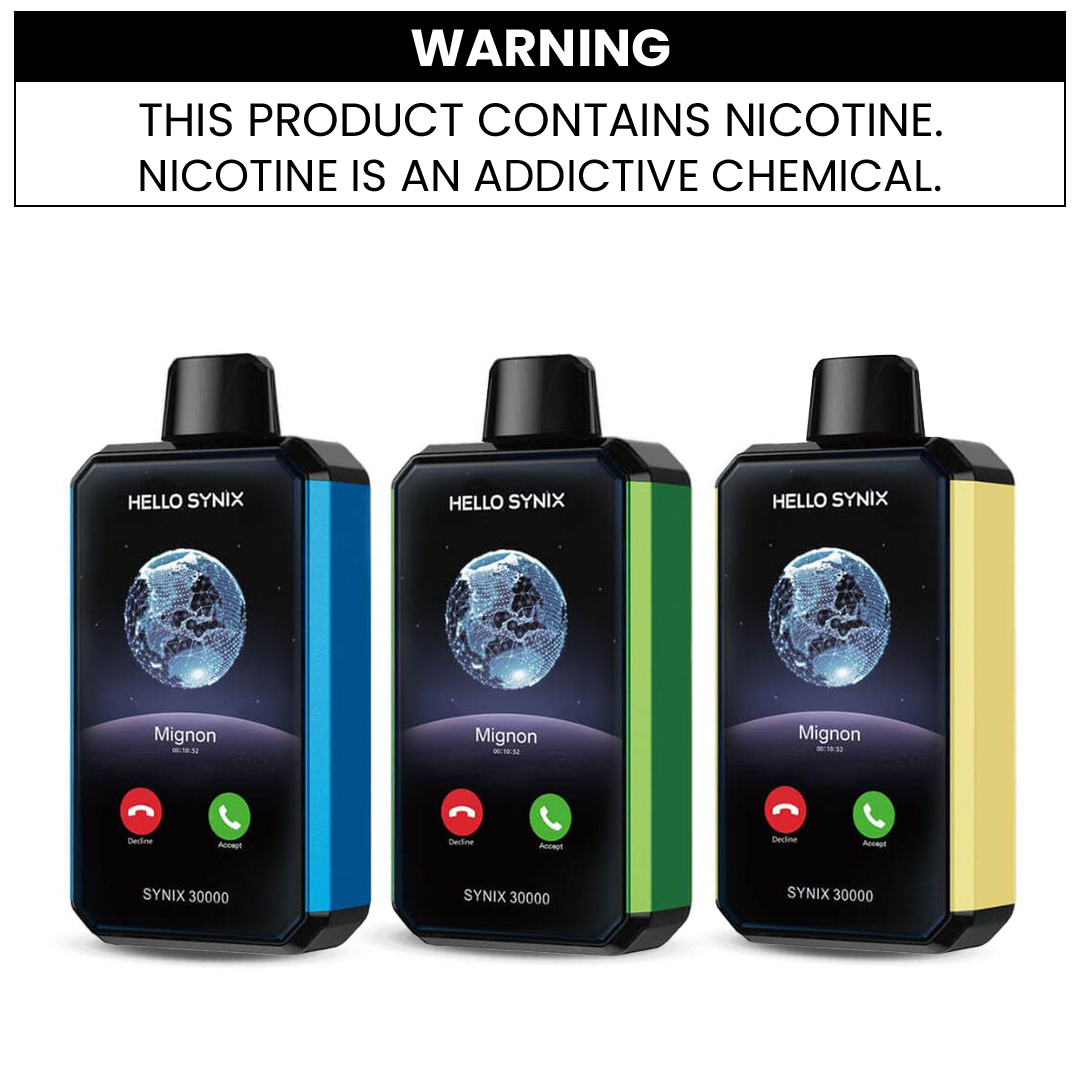Hello Synix Disposable Vape - 30000 Puffs | FlyingVape Hello Synix Disposable Vape - 30000 Puffs | FlyingVape