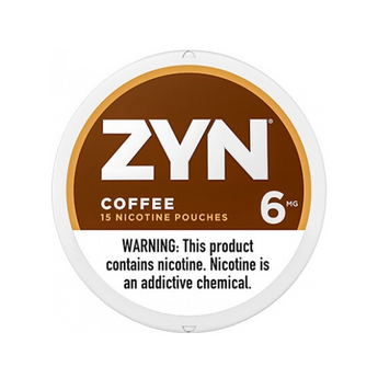 ZYN NICOTINE POUCHES - 6MG - coffee