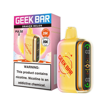 GEEK BAR PULSE 2 DISPOSABLE VAPE - 25000 PUFFS - Dragon Melon