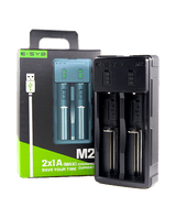 ESYB M2 2-Bay USB Portable Battery Charger - SVAB