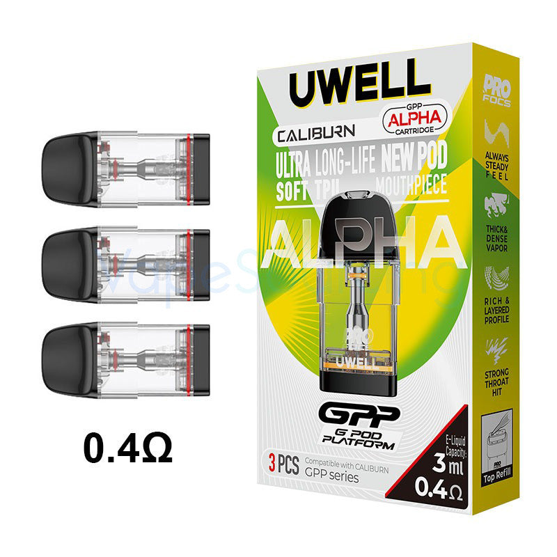 uwell caliburn pods GPP Replacement - 4 Resistances flow-backfill Choose Flavor:Santa Breeze Peo: Complete Buyer's
