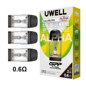 UWELL CALIBURN GPP REPLACEMENT POD/0.6OHM GPP PODS [ TOP FILL ]