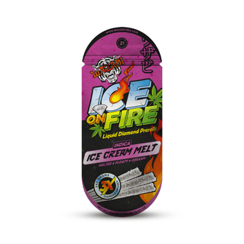 WAZABI EXOTICS ICE ON FIRE LIQUID DIAMOND PREROLLS 2G - 3CT