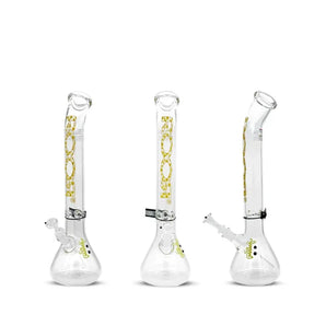 ROOR® CLASSIC BENT NECK BEAKER DAISY WATERPIPE 18" - 18B455B