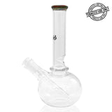 iDAB™ BUBBLE BOTTOM BEAKER WATERPIPE 9.5" - Colored Lip