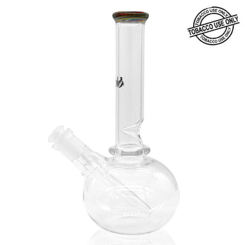 iDAB™ BUBBLE BOTTOM BEAKER WATERPIPE 9.5" - Colored Lip