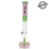 ROOR® TECH FIXED 18” STRAIGHT TUBE TANGIE & MINT WATERPIPE - 18STFP