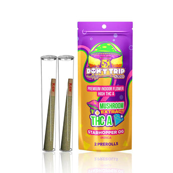 DOZO DONT TRIP MUSHROOM EXTRACT + THC-A DIAMONDS PREROLLS - 3G