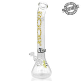 ROOR® CLASSIC BENT NECK BEAKER DAISY WATERPIPE 18" - 18B455B