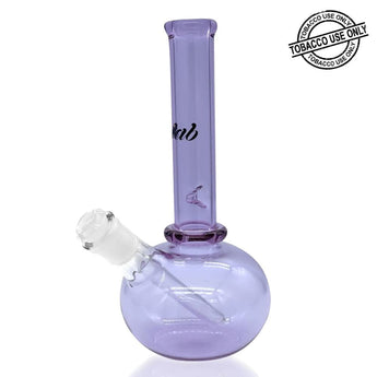 iDAB™ BUBBLE BOTTOM BEAKER WATERPIPE 9.5" - Purple