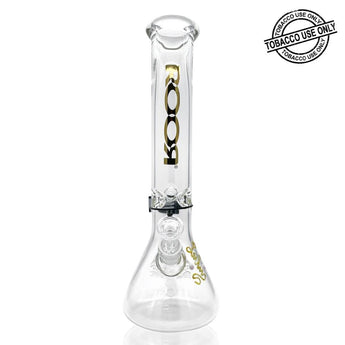 ROOR® CLASSIC BENT NECK BEAKER 5MM WATERPIPE 14" - 14B505B