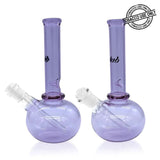 iDAB™ BUBBLE BOTTOM BEAKER WATERPIPE 9.5" - Purple