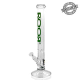 ROOR® CLASSIC STRAIGHT TUBE GREEN WATERPIPE 18" - 18B505B