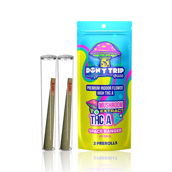 DOZO DONT TRIP MUSHROOM EXTRACT + THC-A DIAMONDS PREROLLS - 3G