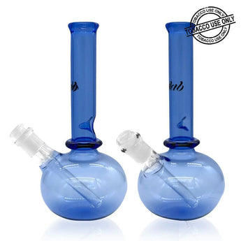 iDAB™ BUBBLE BOTTOM BEAKER WATERPIPE 9.5" - Blue