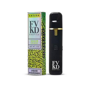 FVKD EXOTICS LIQUID DIAMONDS THC-A DELTA VAPE - 3500MG