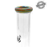 iDAB™ BUBBLE BOTTOM BEAKER WATERPIPE 9.5" - Colored Lip