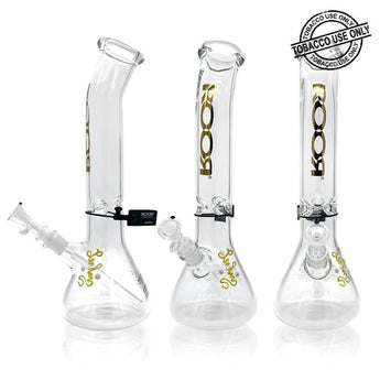 ROOR® CLASSIC BENT NECK BEAKER 5MM WATERPIPE 14" - 14B505B