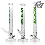 ROOR® CLASSIC STRAIGHT TUBE GREEN WATERPIPE 18" - 18B505B
