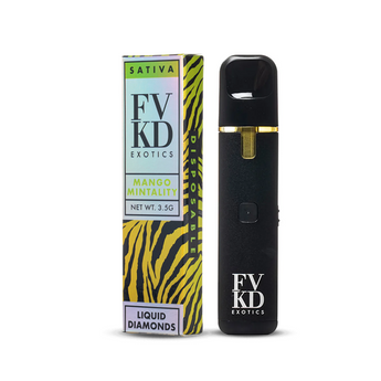 FVKD EXOTICS LIQUID DIAMONDS THC-A DELTA VAPE - 3500MG