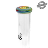 iDAB™ BUBBLE BOTTOM BEAKER WATERPIPE 9.5" - Colored Lip