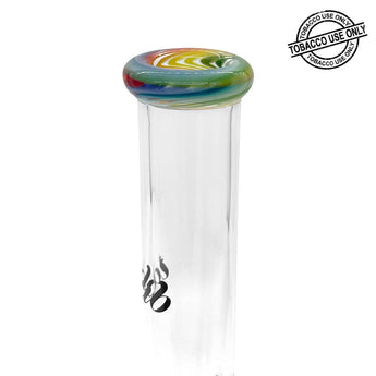 iDAB™ BUBBLE BOTTOM BEAKER WATERPIPE 9.5" - Colored Lip