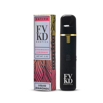 FVKD EXOTICS LIQUID DIAMONDS THC-A DELTA VAPE - 3500MG