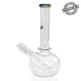 iDAB™ BUBBLE BOTTOM BEAKER WATERPIPE 9.5" - Colored Lip