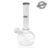 iDAB™ BUBBLE BOTTOM BEAKER WATERPIPE 9.5" - Colored Lip