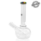 iDAB™ BUBBLE BOTTOM BEAKER WATERPIPE 9.5" - Colored Lip