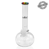 iDAB™ BUBBLE BOTTOM BEAKER WATERPIPE 9.5" - Colored Lip