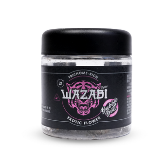 WAZABI EXOTICS 3.5 GRAMS TRICHOME-RICH EXOTIC FLOWER