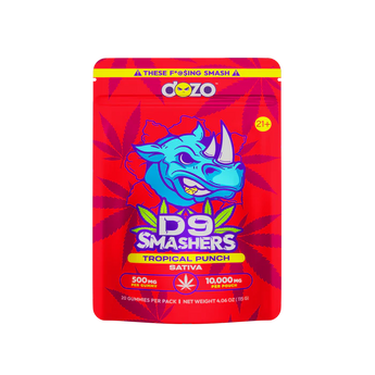 DOZO D9 SMASHERS GUMMIES - 10000MG - Sativa Tropical Punch