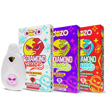 DOZO DIAMOND SAUCE LIVE ROSIN DISPOSABLE VAPE - 5G