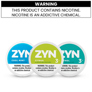ZYN NICOTINE POUCHES - 3MG