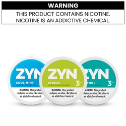 ZYN NICOTINE POUCHES - 3MG