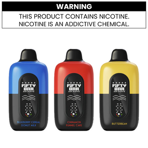 FIFTY BAR DISPOSABLE VAPE - 20000 PUFFS