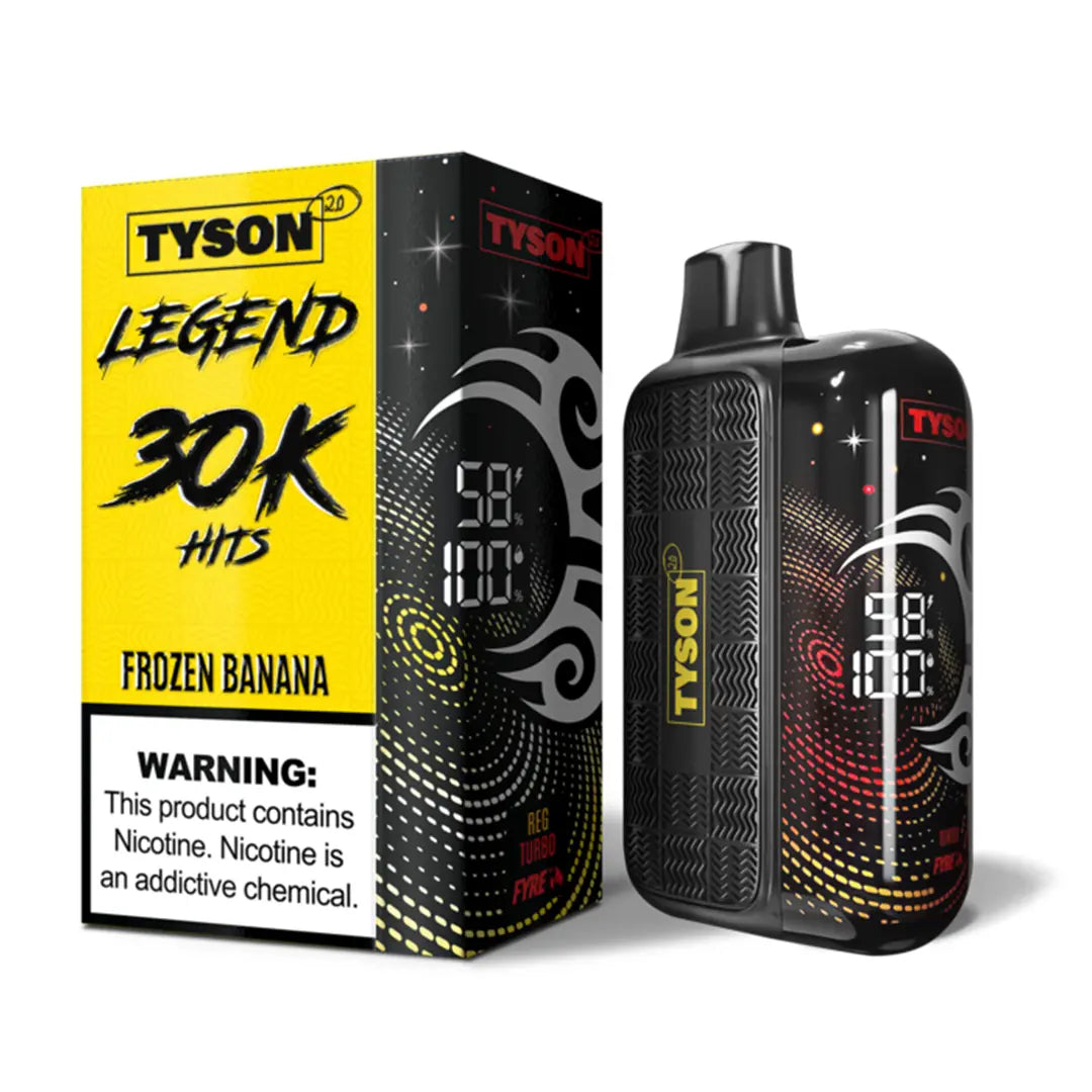 TYSON 2.0 LEGEND DISPOSABLE VAPE - 30000 PUFFS - Frozen Mint