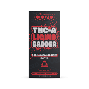 DOZO THC-A LIQUID BADDER DISPOSABLE VAPE 5G