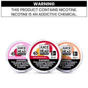 JUICE HEAD NICOTINE POUCHES - 6MG