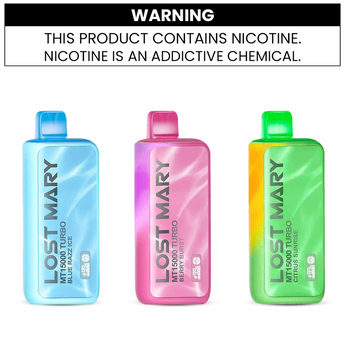 LOST MARY MT15K TURBO DISPOSABLE VAPE - 15000 PUFFS