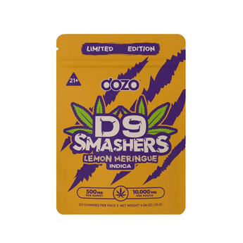 DOZO D9 SMASHERS GUMMIES - 10000MG - Indica Lemon Meringue