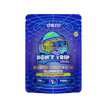 DOZO DONT TRIP MUSHROOM EXTRACT + D9 THC GUMMIES - 7100MG
