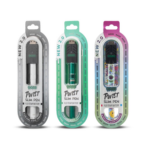 OOZE SLIM TWIST PEN 2.0 FLEX TEMP VAPORIZER - 510 BATTERY