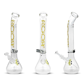 ROOR® CLASSIC BENT NECK BEAKER DAISY WATERPIPE 18" - 18B455B