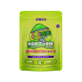 DOZO DONT TRIP MUSHROOM EXTRACT + D9 THC GUMMIES - 7100MG