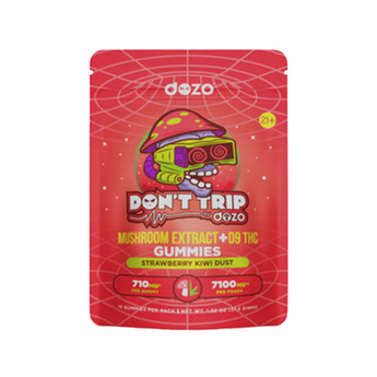DOZO DONT TRIP MUSHROOM EXTRACT + D9 THC GUMMIES - 7100MG